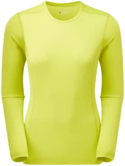 Montane Womens Dart Lite Long Sleeve T-Shirt - Citrus Spring