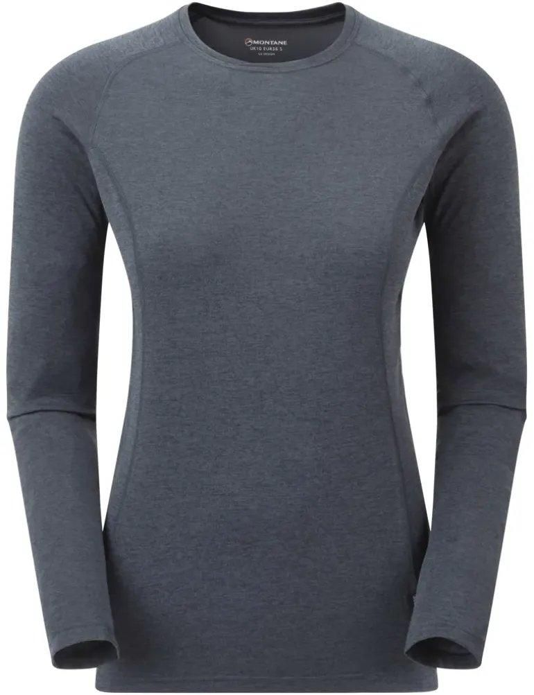 Montane Womens Dart Long Sleeve T-Shirt - Eclipse Blue