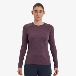 Montane Womens Dart Long Sleeve T-Shirt - Mulberry