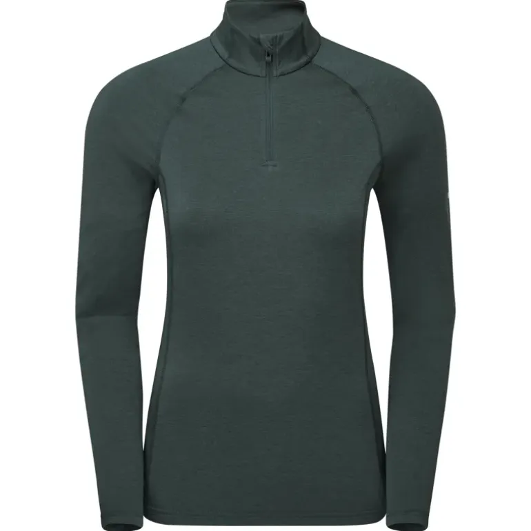Montane Womens Dart XT Zip Neck - Deep Forest