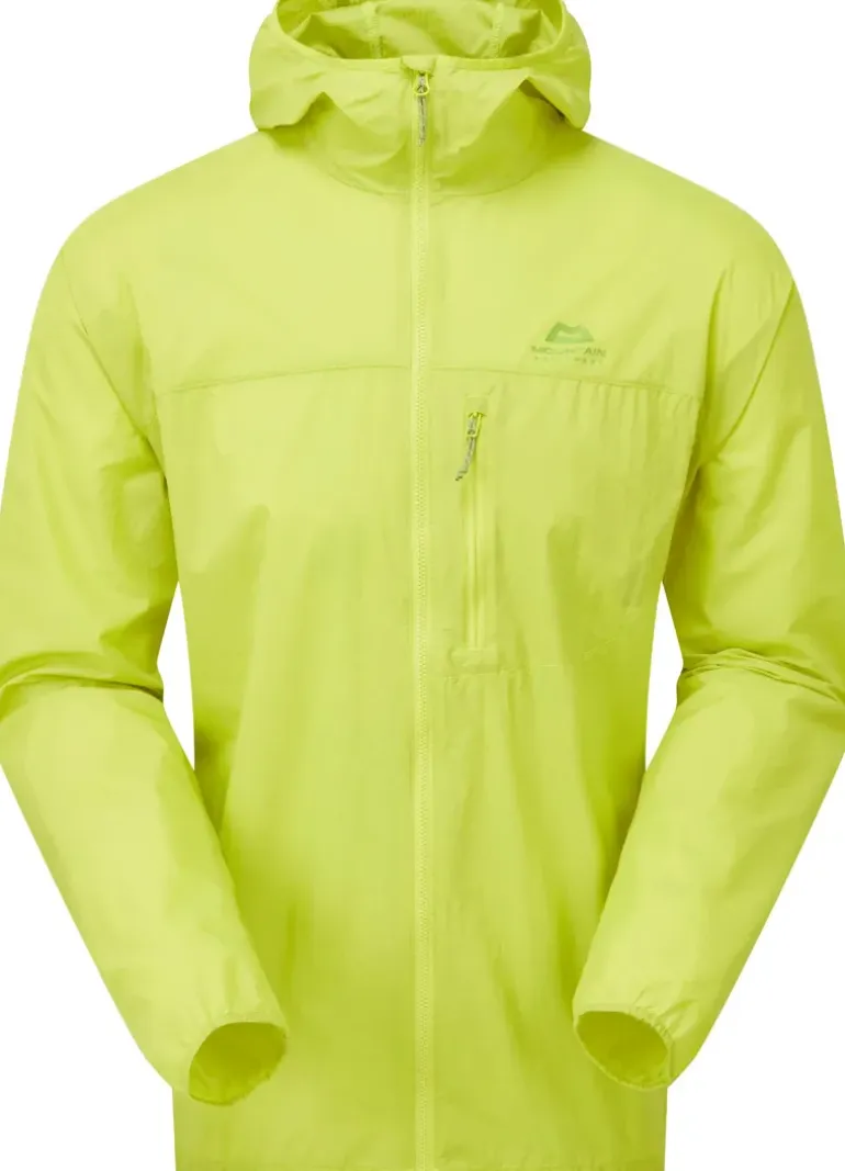 Mountain Equipment Mens Aerofoil Hooded Jacket - Vine Green