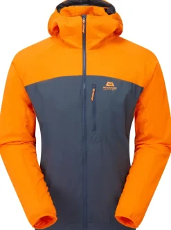 Mountain Equipment Mens Aerotherm Jacket - Blue Nights-Ember