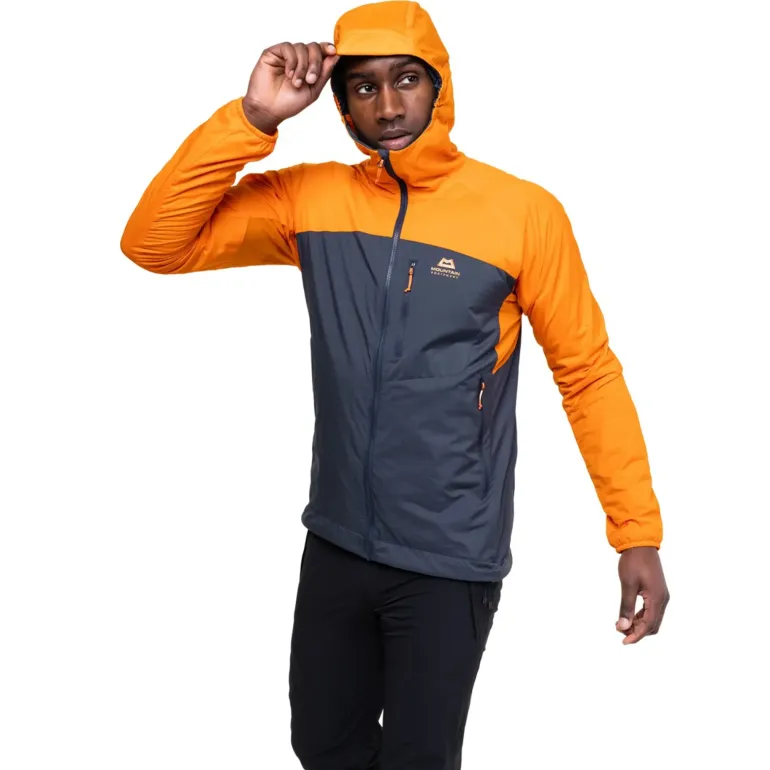 Mountain Equipment Mens Aerotherm Jacket - Blue Nights-Ember