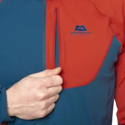 Mountain Equipment Mens Aiguille Hooded Top - Admiral Blue
