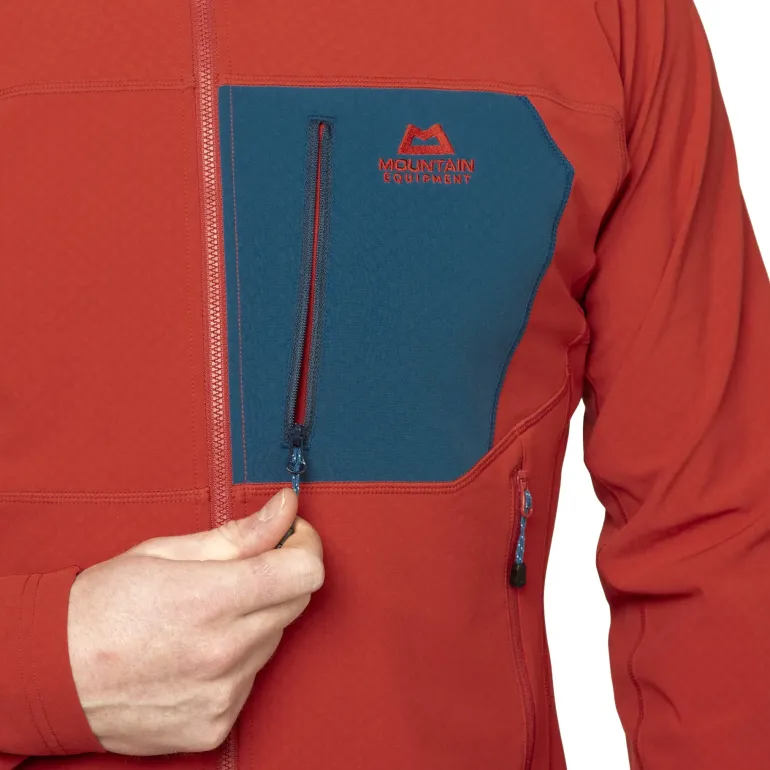 Mountain Equipment Mens Arrow 1/4 Zip - Vine-Anvil Grey