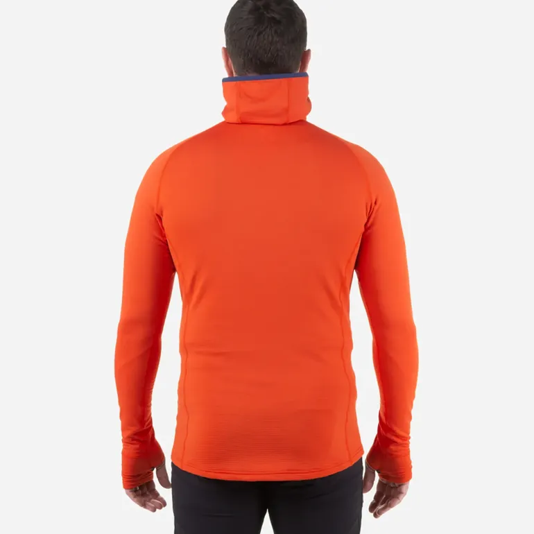 Mountain Equipment Mens Eclipse Hooded Zip-T - Fern