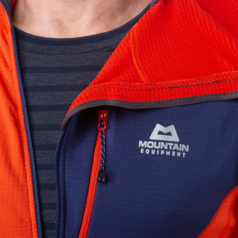 Mountain Equipment Mens Eclipse Hooded Zip-T - Fern