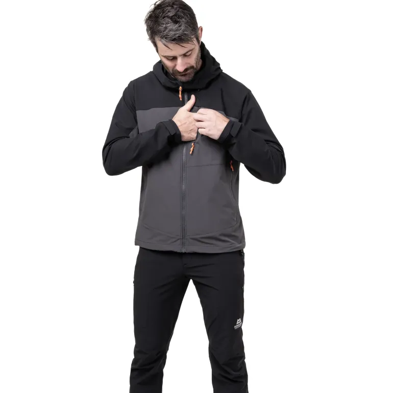 Mountain Equipment Mens Frontier Jacket - Anvil Grey-Black