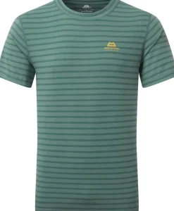 Mountain Equipment Mens Groundup Tee - Fern Stripe