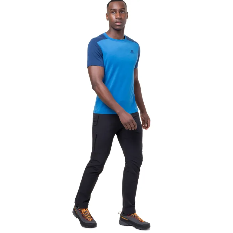Mountain Equipment Mens Headpoint Block Tee - Atlantic-Admiral