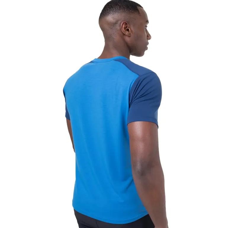 Mountain Equipment Mens Headpoint Block Tee - Atlantic-Admiral