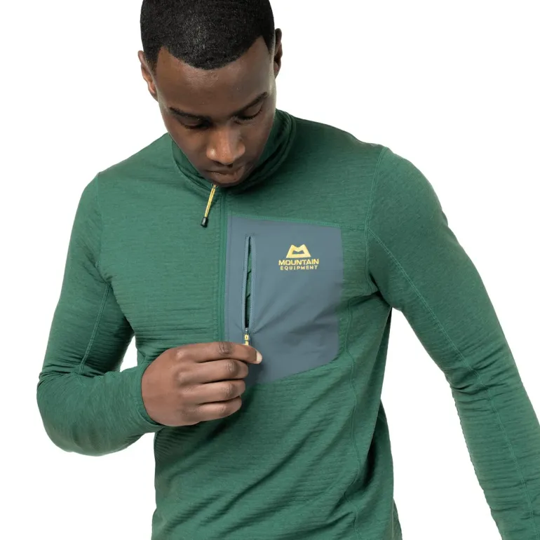 Mountain Equipment Mens Lumiko Zip-T Fleece - Admiral-Cosmos