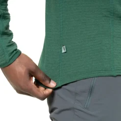 Mountain Equipment Mens Lumiko Zip-T Fleece - Fern-Ombre