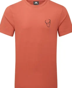 Mountain Equipment Mens Yorik On Wire Tee - Etruscan Red