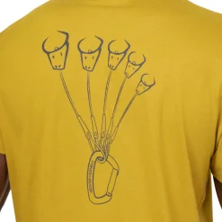 Mountain Equipment Mens Yorik On Wire Tee - Cactus