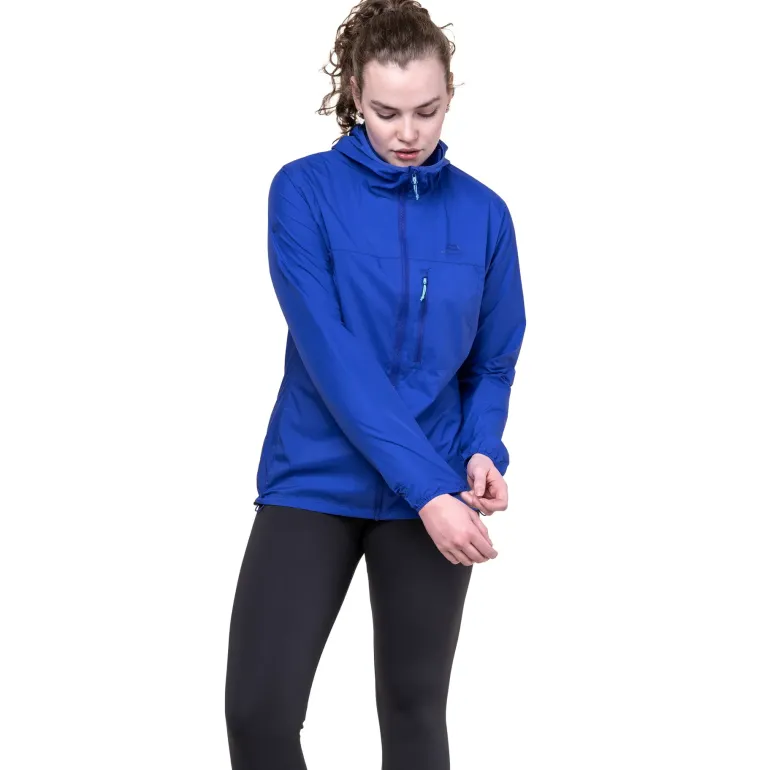 Mountain Equipment Womens Aerofoil Hooded Jacket - Vivid Blue