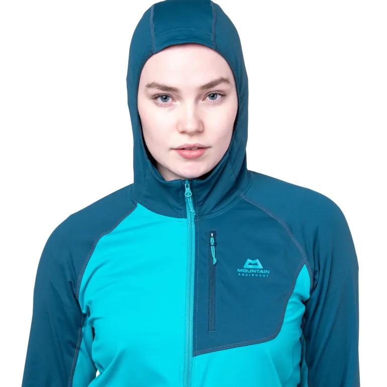 Mountain Equipment Womens Aiguille Hooded Top - Sage