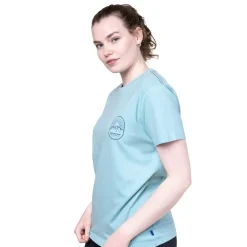 Mountain Equipment Womens Alpenglow Tee - Tee Aqua