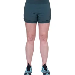 Mountain Equipment Womens Dynamo Twin Shorts - Bluefin