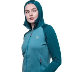 Mountain Equipment Womens Eclipse Hooded Jacket - Topaz-Medieval