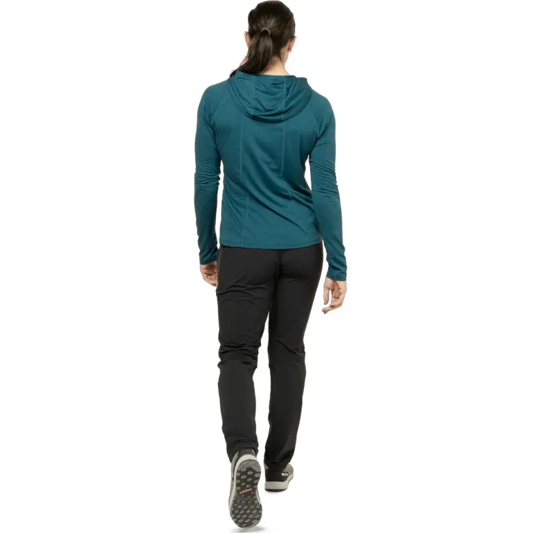 Mountain Equipment Womens Glace Hooded Top - Mandarin Red