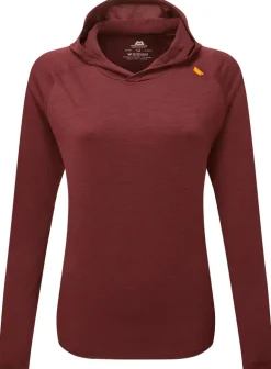 Mountain Equipment Womens Glace Hooded Top - Raisin