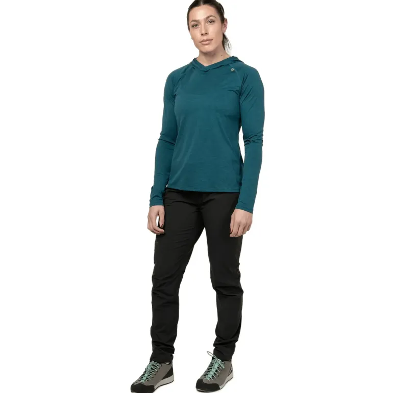 Mountain Equipment Womens Glace Hooded Top - Raisin