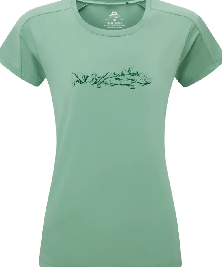 Mountain Equipment Womens Headpoint Skyline Tee - Lichen