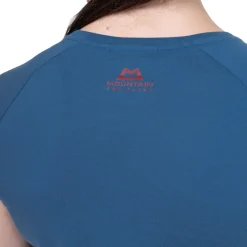 Mountain Equipment Womens Mountain Flower Tee - Stellar Blue