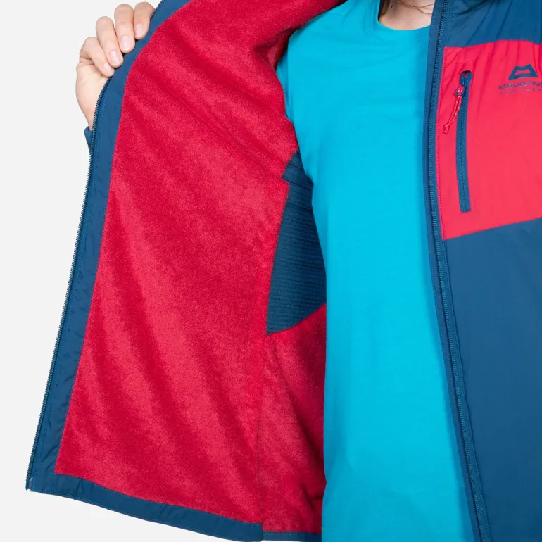 Mountain Equipment Womens Switch Pro Hooded Jacket - Majolica-Capsicum