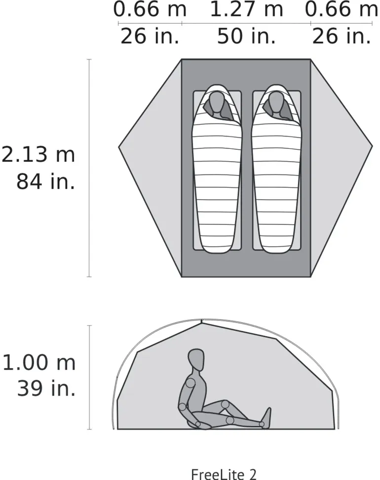 MSR Freelite 2 Tent - Tan