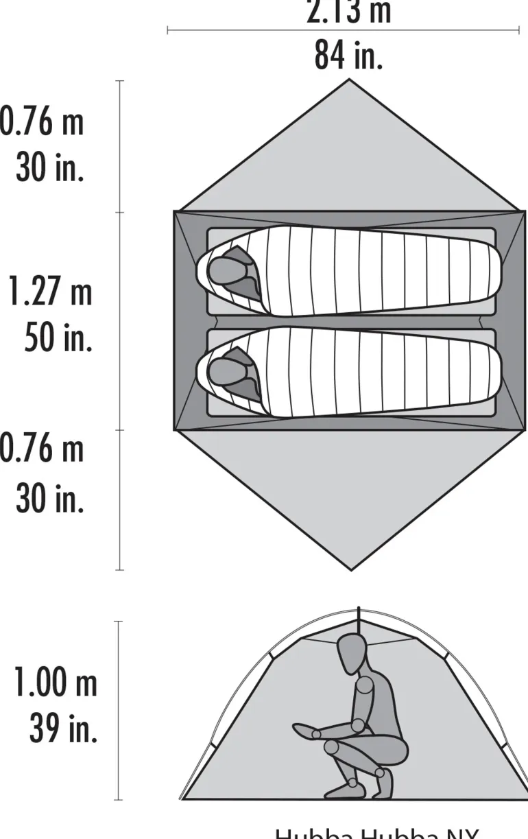MSR Hubba Hubba NX Tent - Gray
