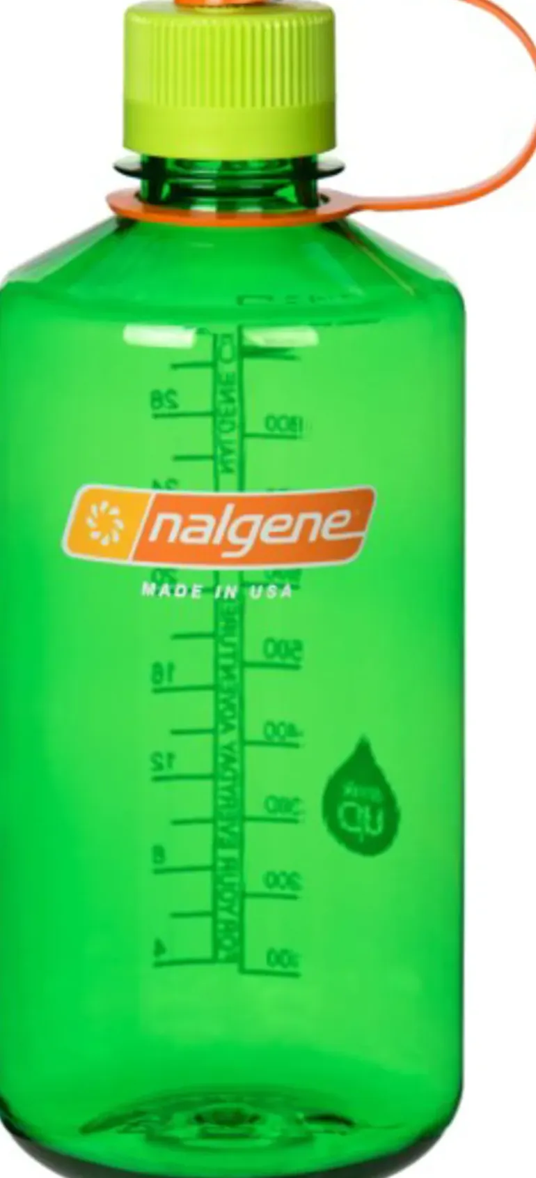 Nalgene Sustain Narrow Mouth Water Bottle - 1L - Melon Ball