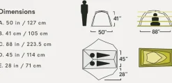 NEMO Dragonfly OSMO Bikepack 2P Tent