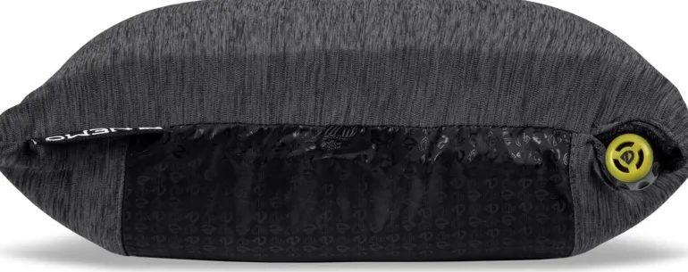 NEMO Fillo Camping Pillow - Black Pearl-Birch Bud