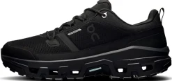 ON Mens Cloudrock Low Waterproof Shoes - Black-Black