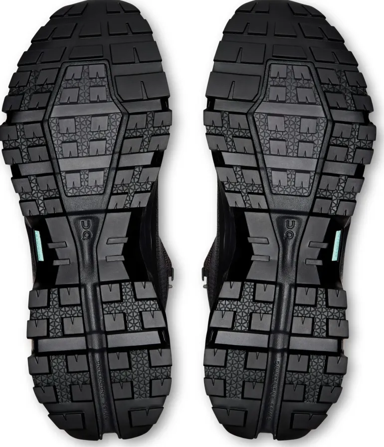 ON Mens Cloudrock Mid Waterproof Shoes - Black-Black
