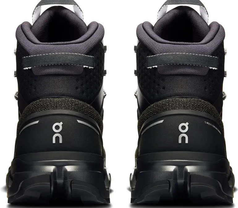 ON Mens Cloudrock Trek Waterproof Shoes - Black-Black