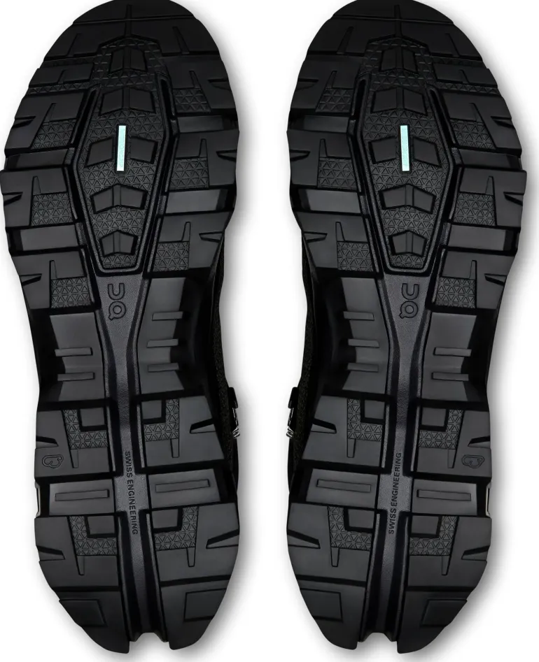 ON Mens Cloudrock Trek Waterproof Shoes - Black-Black