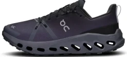 ON Mens Cloudsurfer Trail Waterproof Shoes - Black-Eclipse