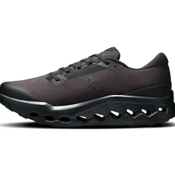 ON Mens Cloudsurfer Trail 2 WP Running Shoes - Black-Black