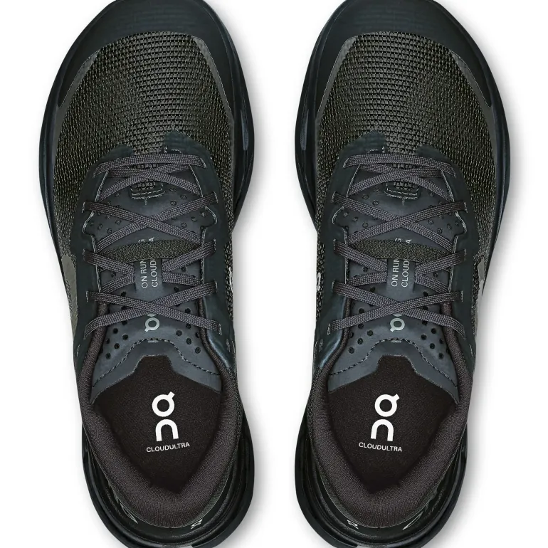 ON Mens Cloudultra 3 Running Shoes - Black-Black