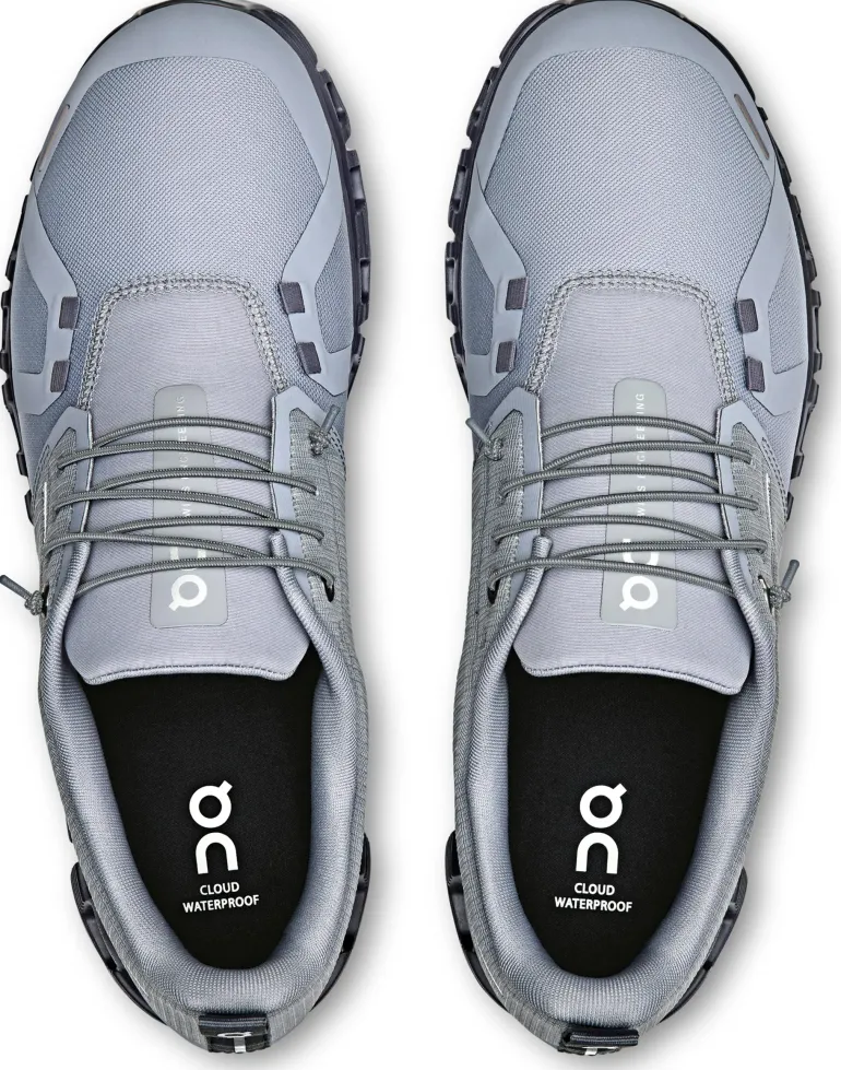 ON Mens Cloud 6 Waterproof Shoes - Alloy-Wolf