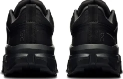 ON Womens Cloudrock Low Waterproof Shoes - Black-Black
