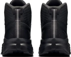 ON Womens Cloudrock Mid Waterproof Shoes - Black-Black