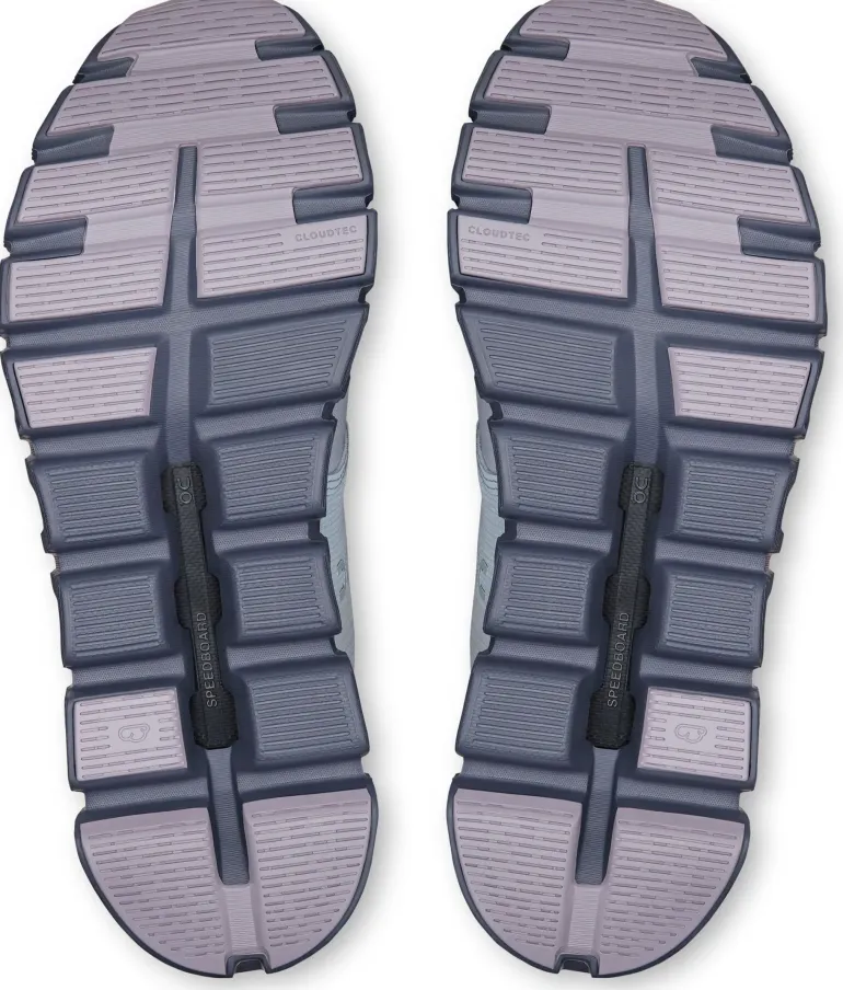 ON Womens Cloud 6 Waterproof Shoes - Heather-Metal