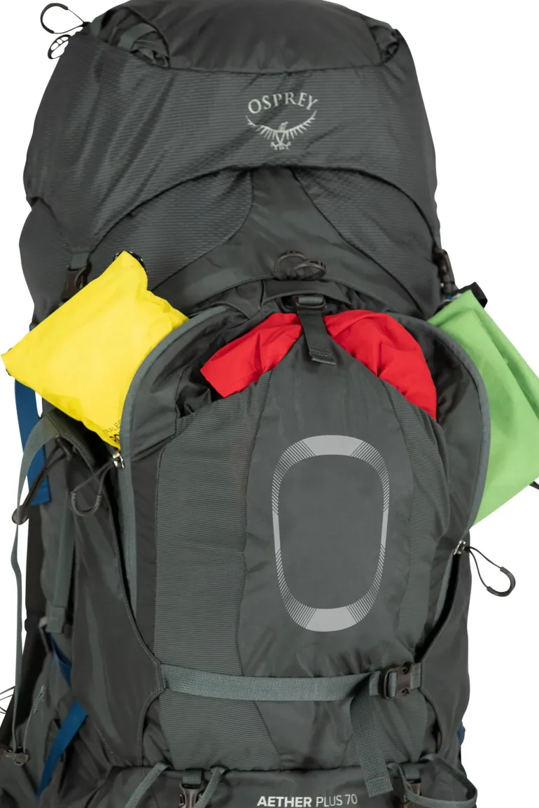 Osprey Aether Plus 70 Rucksack - Eclipse Grey