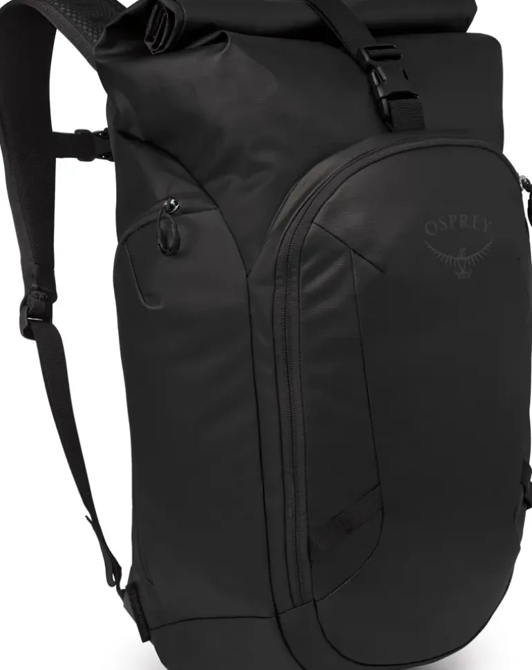 Osprey Transporter Roll Top Rucksack - Raven Black
