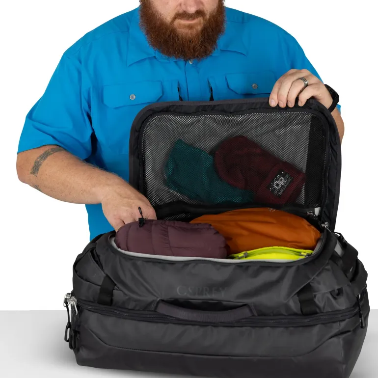 Osprey Transporter Squffel 44 Duffel - Raven Black