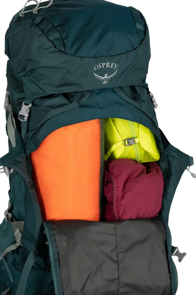 Osprey Womens Ariel Plus 70 Rucksack - Night Jungle Blue